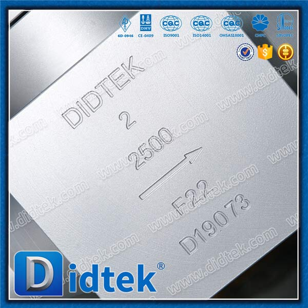 Stelo nudo dritto attraverso la valvola di controllo del motivo