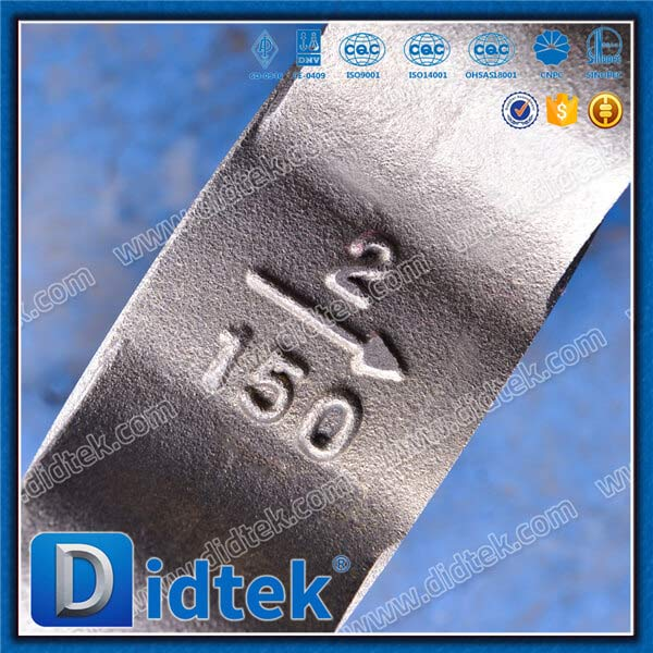 UNS C95800 Sedile in metallo triplo sfollata di farfalla Vavle