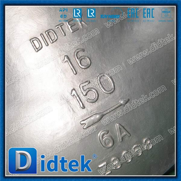 S32760 6A 16 '' FLANGED Apertura completa Sedile rinnovabile Valvola di controllo orizzontale