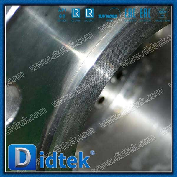 Valvola farfalla offset tripla ad alta temperatura con pinna di raffreddamento