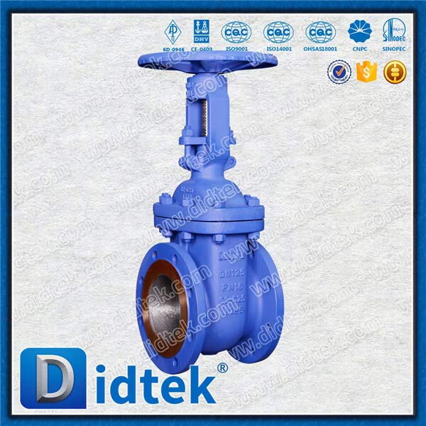 Din Gate Valve-DN125, GS-C25, ruota a mano, flangia