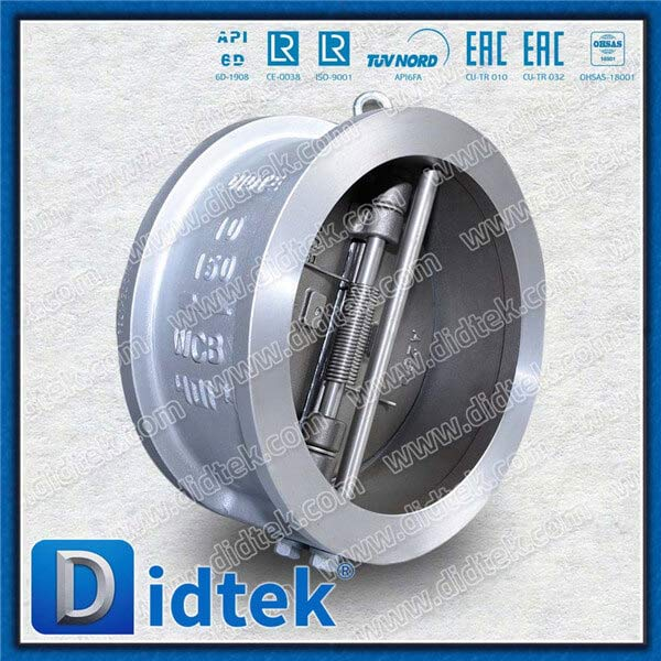 A182 F316 Valvola di ritegno a disco tipo wafer con sedi