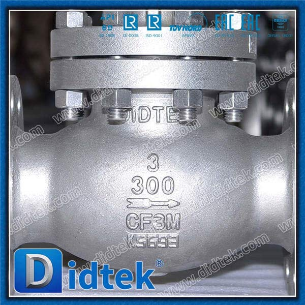 Valvola globale in cofano bullonata in acciaio inossidabile