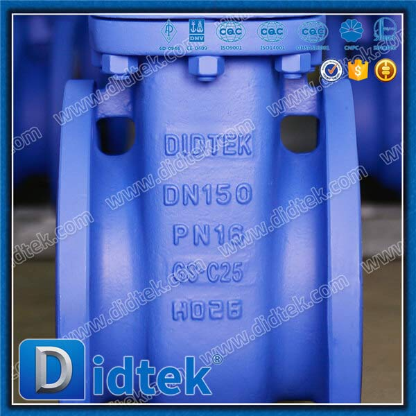 Din Gate Valve-DN125, GS-C25, ruota a mano, flangia