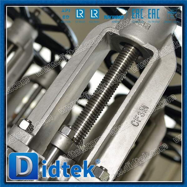 Valvola di gate manuale in acciaio inossidabile BB CF3M 10K
