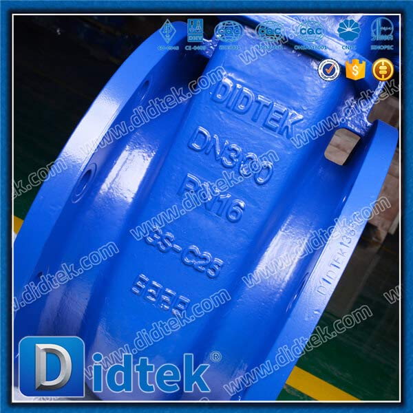 Din Gate Valve-DN300, GS-C25, ruota a mano, flangia