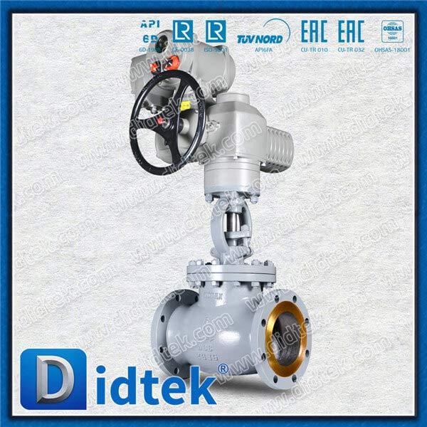 Valvola a globo ANSI con attuatore elettrico intelligente F15 IP67