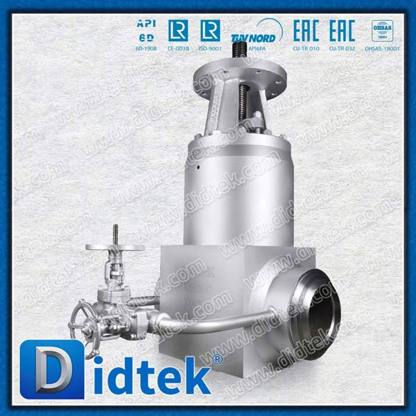 F91 Valvola di gate saldata in acciaio forgiato con bypass