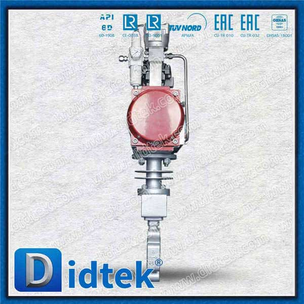 Attuatore pneumatico ad azione singola Tripla valvola a farfalla a molla rotativa