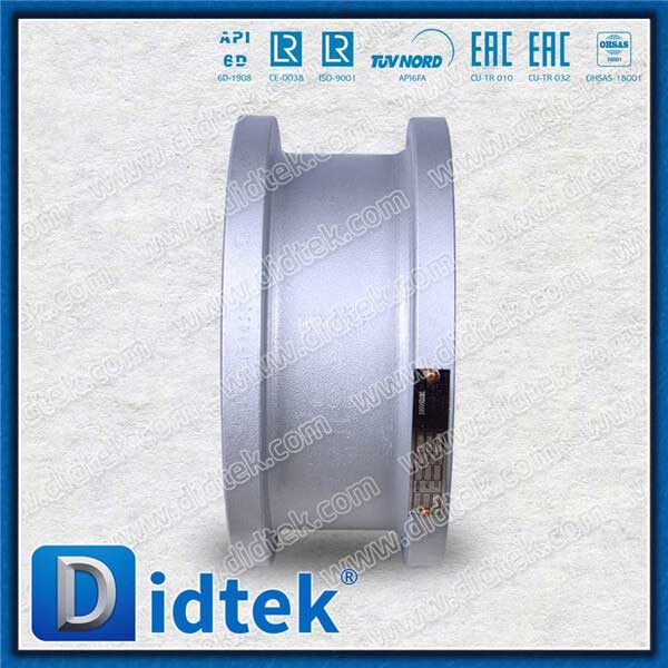 Valvola di ritegno wafer con sollevamento a molla da 4 ' 300LB X750 in acciaio fuso