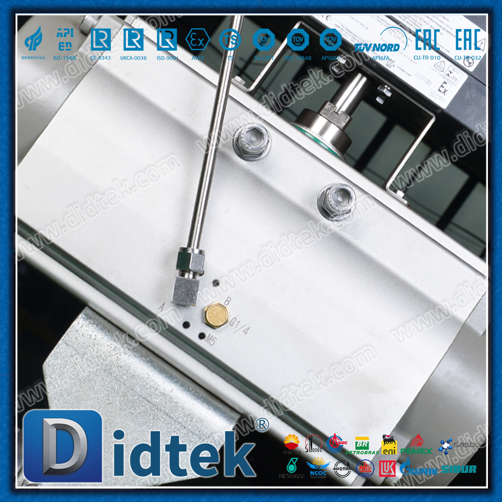 Valvola a sfera pneumatica Didtek F316L