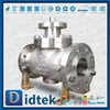 CK3MCuN Valvola a sfera con ingresso super top anticorrosione per alte temperature in acciaio inossidabile austenitico