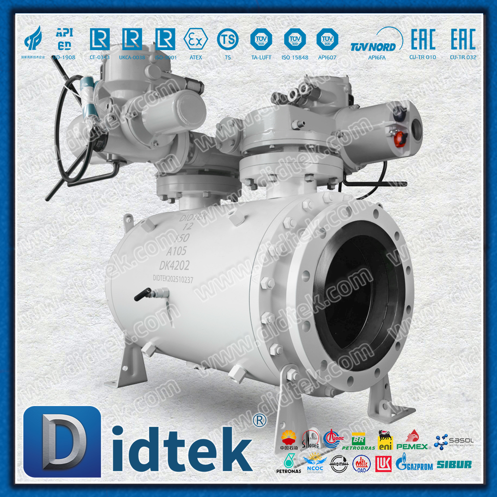 Valvole a sfera elettriche Didtek DBB