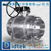 Valvola a sfera con perno completamente saldata con flange di accompagnamento
