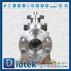 CK3MCuN Valvola a sfera con ingresso super top anticorrosione per alte temperature in acciaio inossidabile austenitico
