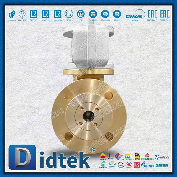 DN50 PN16 Produttori di valvole a sfera di trunnion a gambo bronzo bronzo