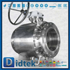 Valvola a sfera con perno SS321 con test del vuoto