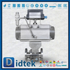 Valvola a sfera pneumatica Didtek F316L