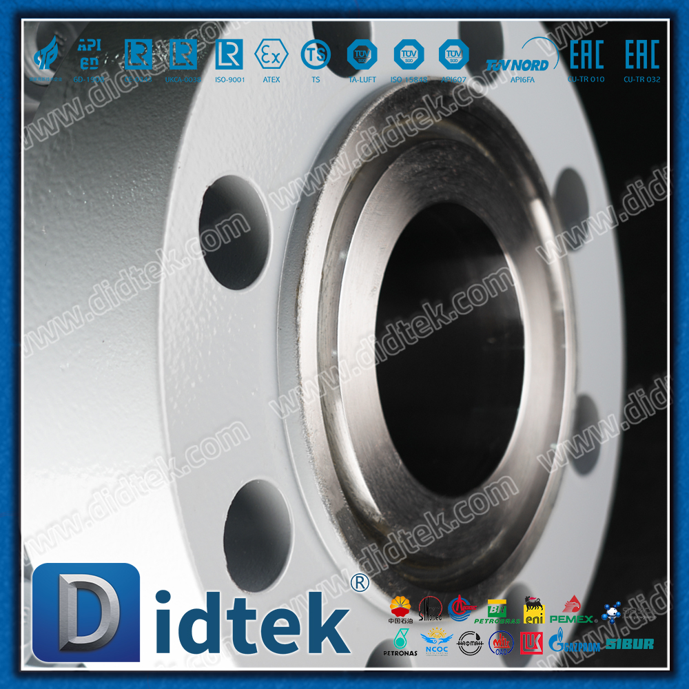Didtek 4130 Flangia FC Attuatore pneumatico a semplice effetto API6A Valvola a sfera in acciaio forgiato