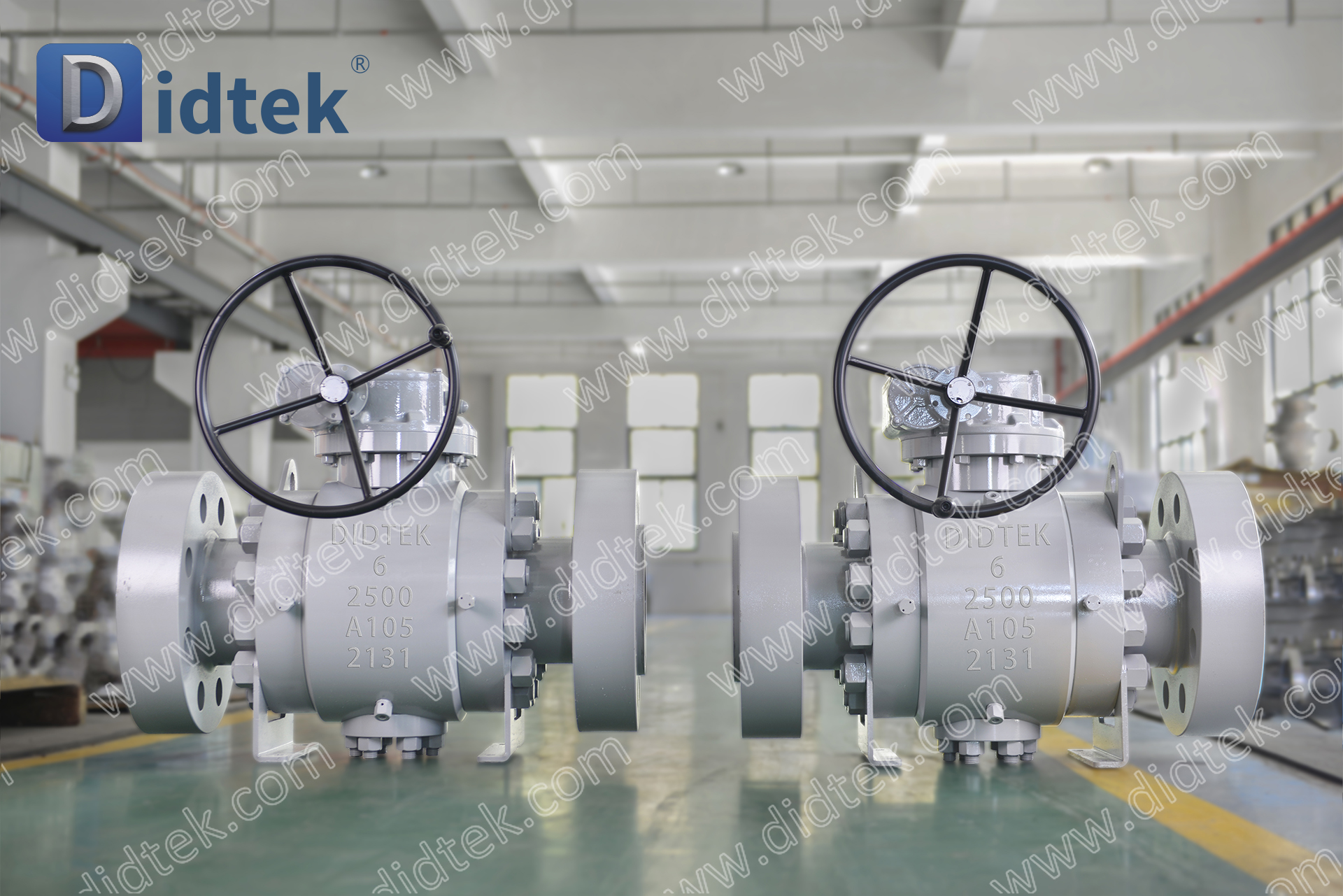 Valvole a sfera con articolazione DBB forgiate da 6 pollici 2500LB con flangia Didtek
