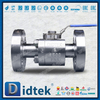 Valvola a sfera flottante forgiata RF ad alta pressione F51 Duplex in acciaio inossidabile Classe1500