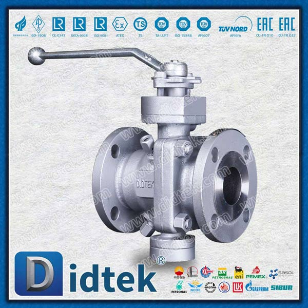 Valvola a sfera trunnion con sede in metallo a passaggio totale da 2'' 150LB