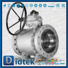Valvola a sfera trunnion con guarnizione a labbro in PTFE energizzata a molla Elgiloy 