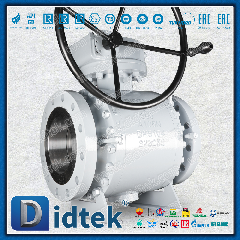 Valvola a sfera trunnion ASTM A105N con rivestimento saldato UNS N06625+TCC 