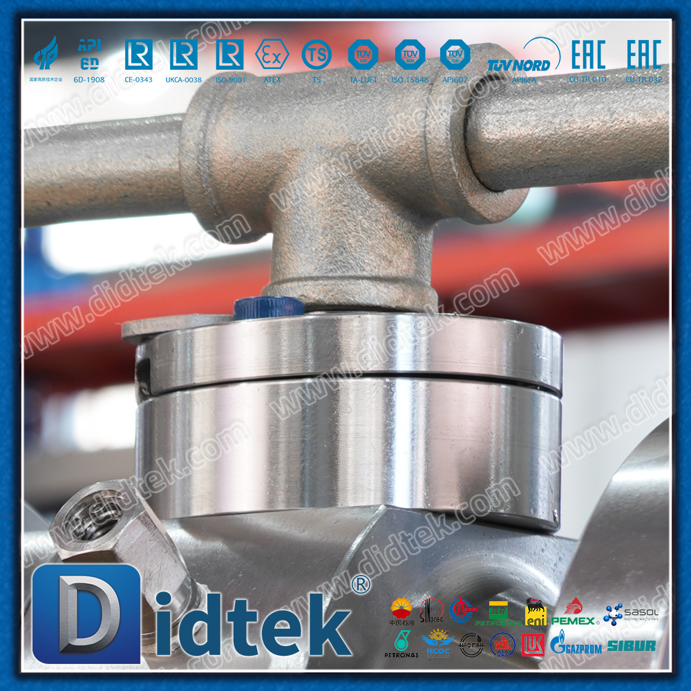 Valvola a sfera Trunnion Inconel 825 in lega speciale con labbro a doppia direzione Didtek