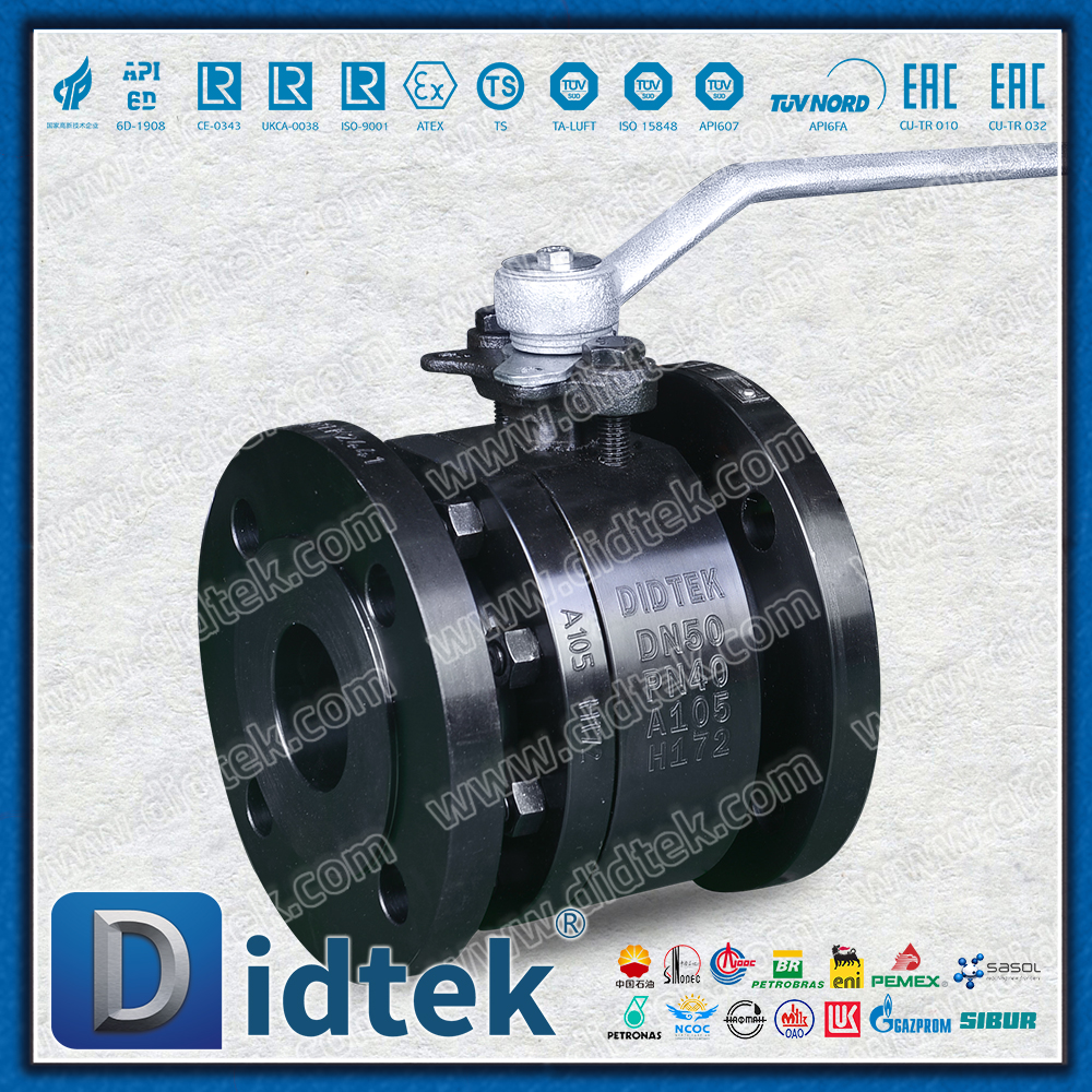 Valvola a sfera flottante forgiata con disposizione standard DIN SS304