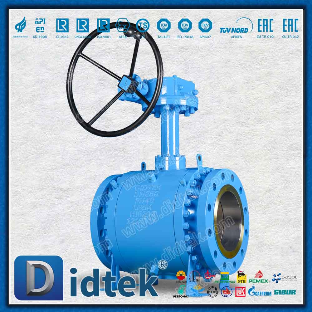 09G2S Riduttore BW Valvola a sfera con perno con sede in metallo