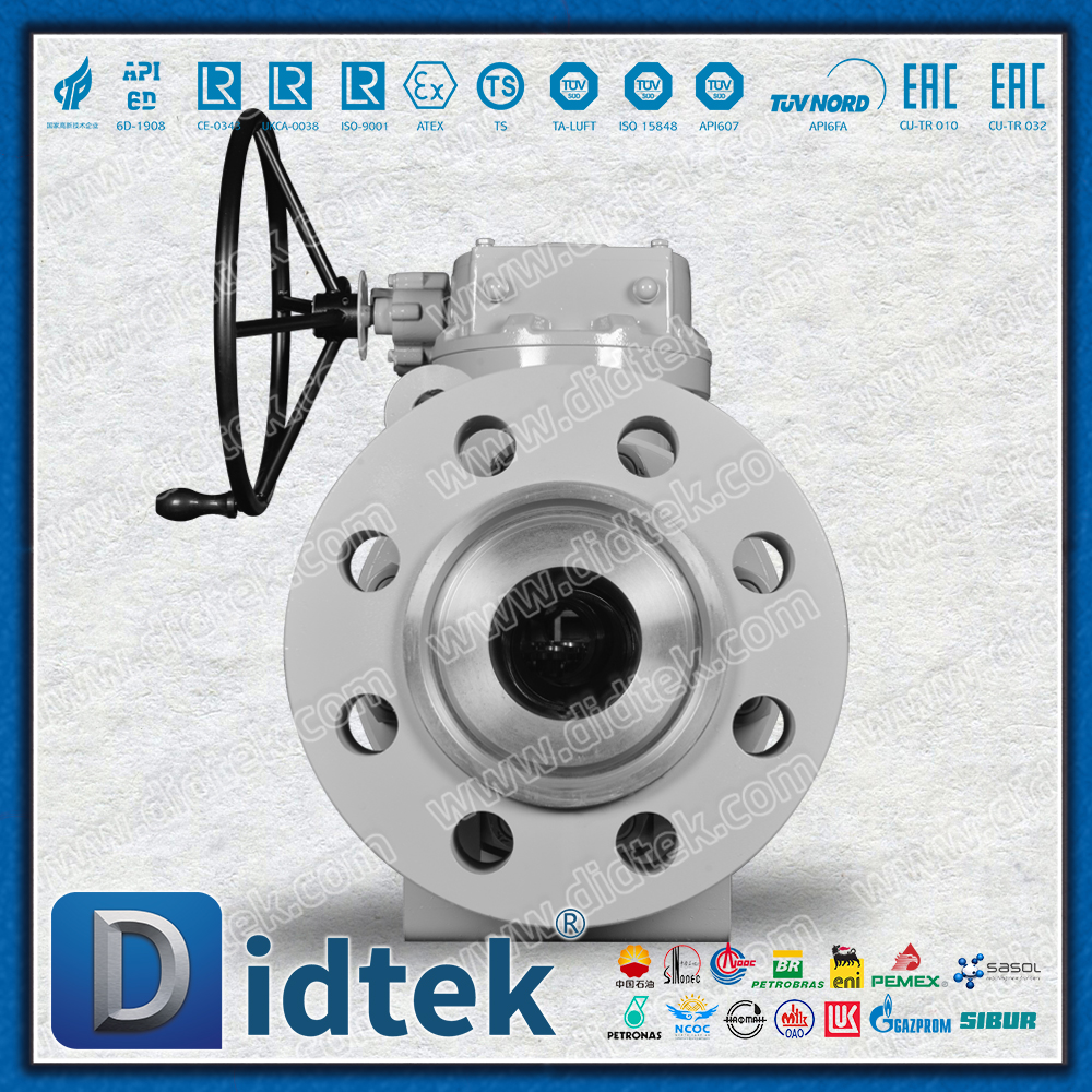 Valvole a sfera con articolazione DBB forgiate da 6 pollici 2500LB con flangia Didtek