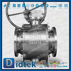 Valvola a sfera Elgiloy Trunnion con guarnizione a labbro Inconel Alloy625