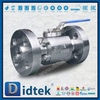 Valvola a sfera flottante forgiata RF ad alta pressione F51 Duplex in acciaio inossidabile Classe1500