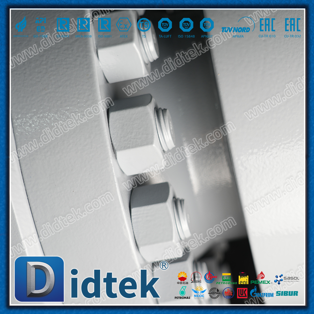 Didtek 4130 Flangia FC Attuatore pneumatico a semplice effetto API6A Valvola a sfera in acciaio forgiato