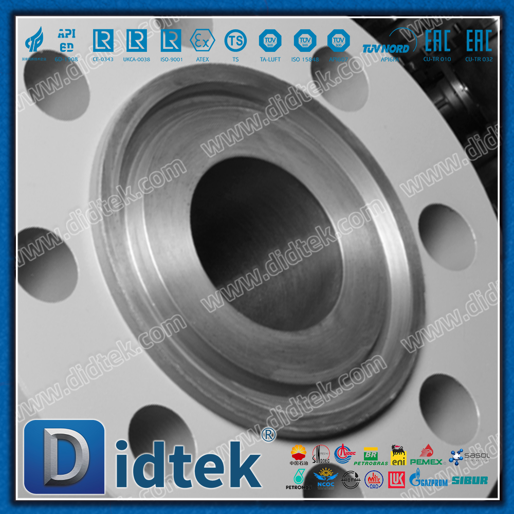 Valvole a sfera con articolazione DBB forgiate da 6 pollici 2500LB con flangia Didtek