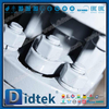 Valvola a sfera elettrica con sede PEEK antideflagrante per motore elettrico ATEX 200 ℃