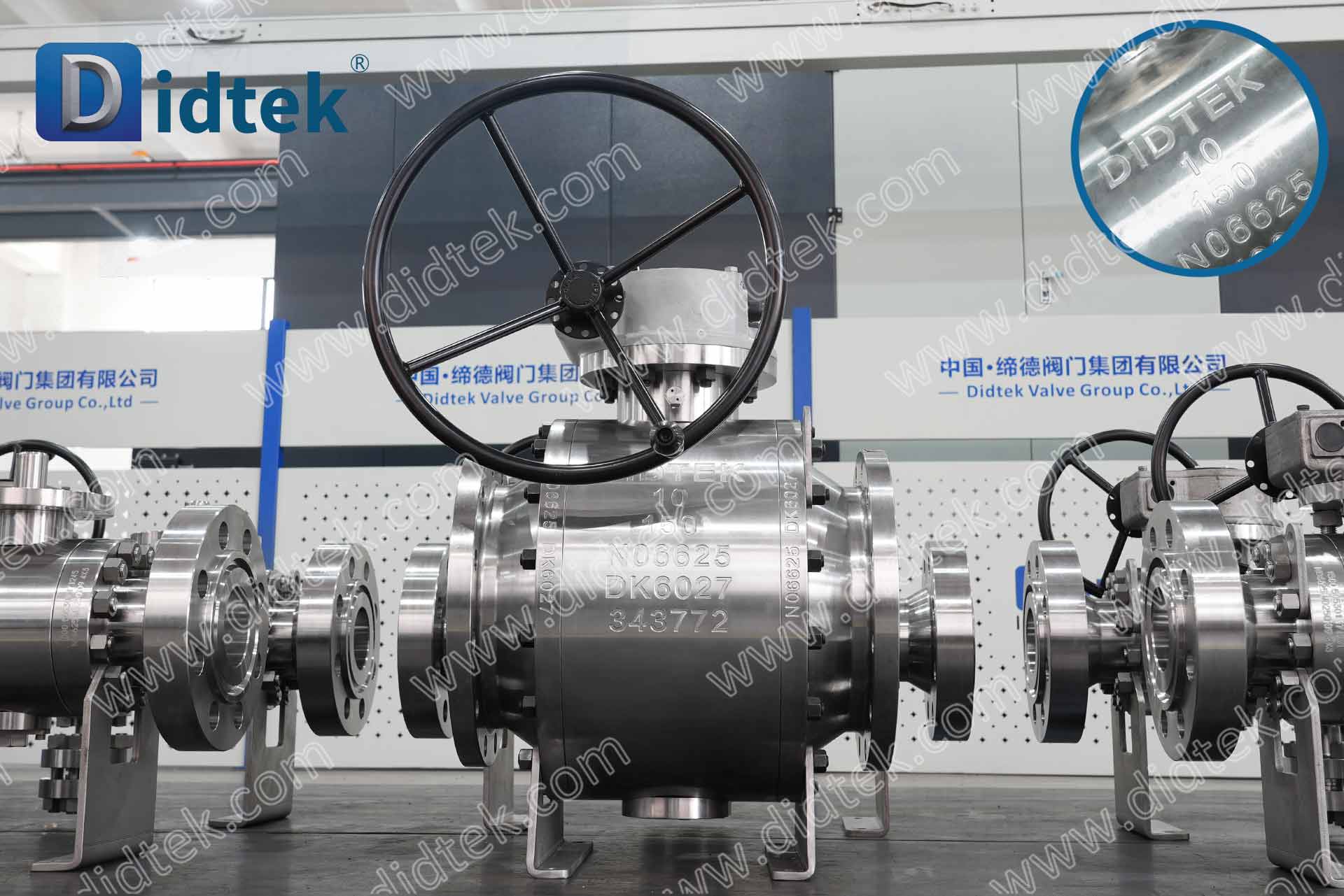 B-49 DIDTEKFTMSBV - Valvola a sfera Elgiloy Trunnion con guarnizione a labbro Inconel Alloy625