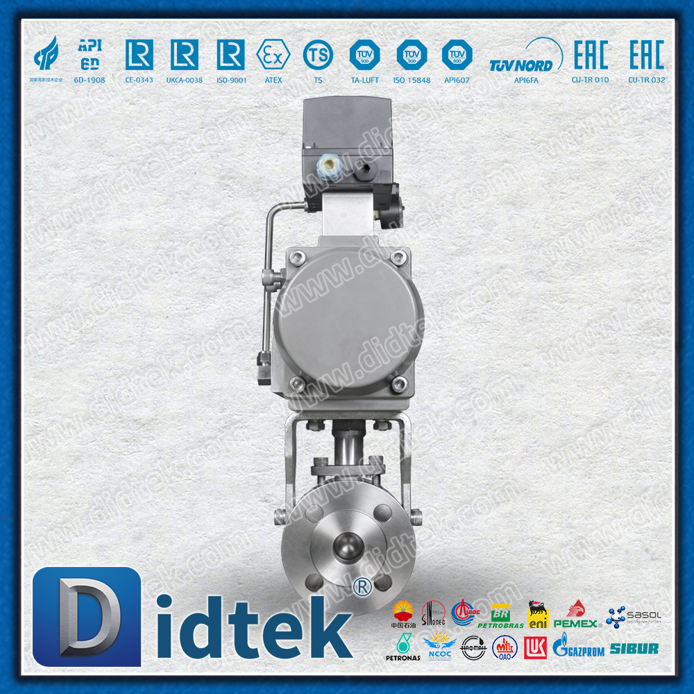 Valvola a sfera pneumatica Didtek F316L
