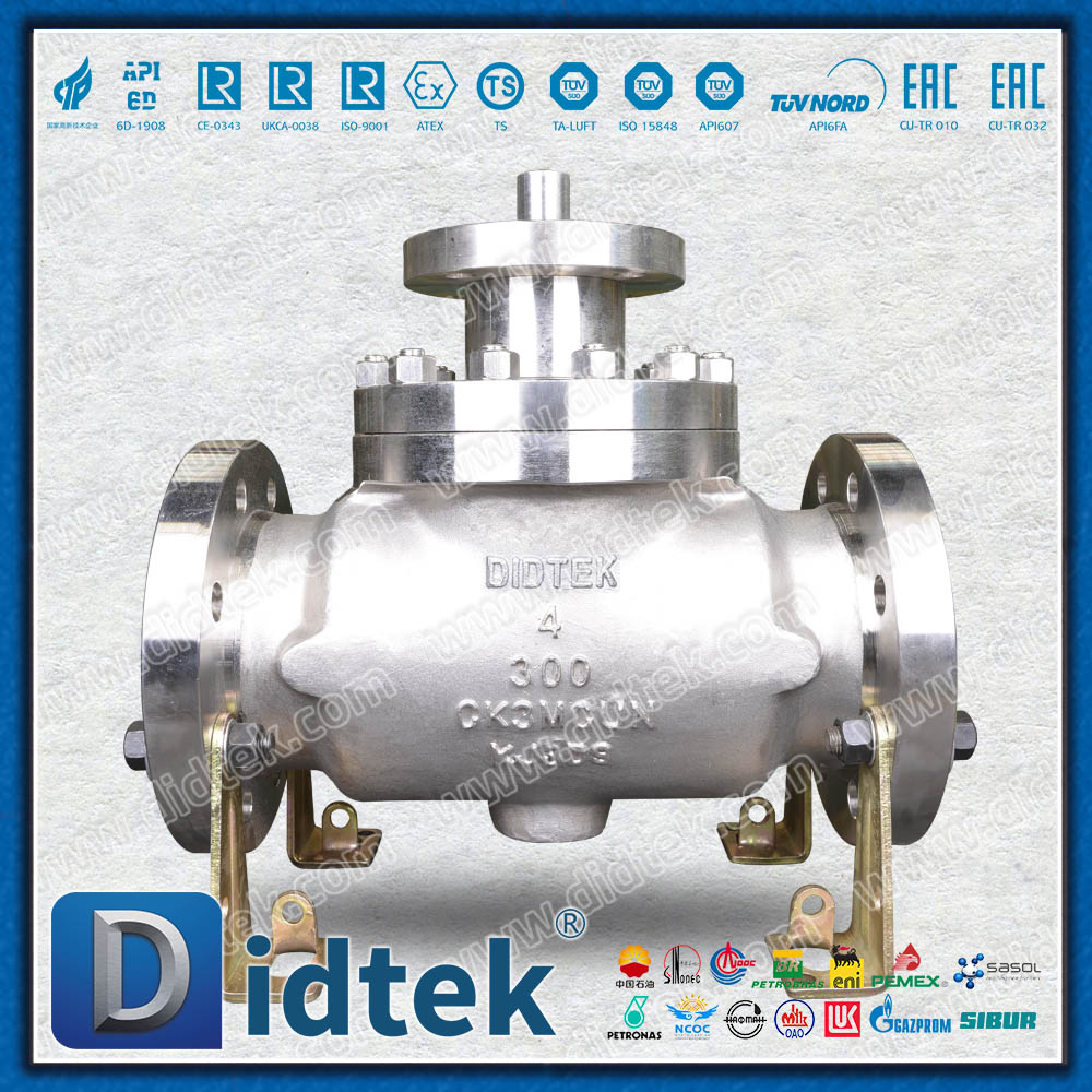 CK3MCuN Valvola a sfera con ingresso super top anticorrosione per alte temperature in acciaio inossidabile austenitico
