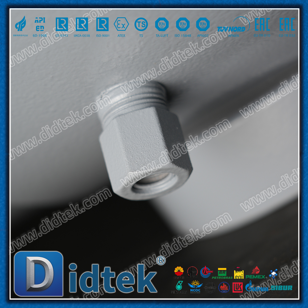 Didtek 4130 Flangia FC Attuatore pneumatico a semplice effetto API6A Valvola a sfera in acciaio forgiato