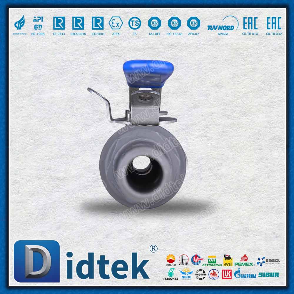S-35 DIDTEKFFBV-A105N 800LB Extention Connection Forged Floating Ball Valve S-35 DIDTEKFFBV-A105N Valvola a sfera flottante forgiata con connessione di estensione 800LB
