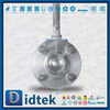 Valvola a sfera flottante manuale a passaggio completo con flangia abbinata