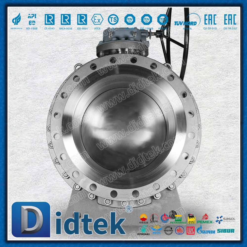 LF2 + rivestimento in Inconel 625 con valvola a sfera trunnion con guarnizione a labbro Elgiloy in PTFE
