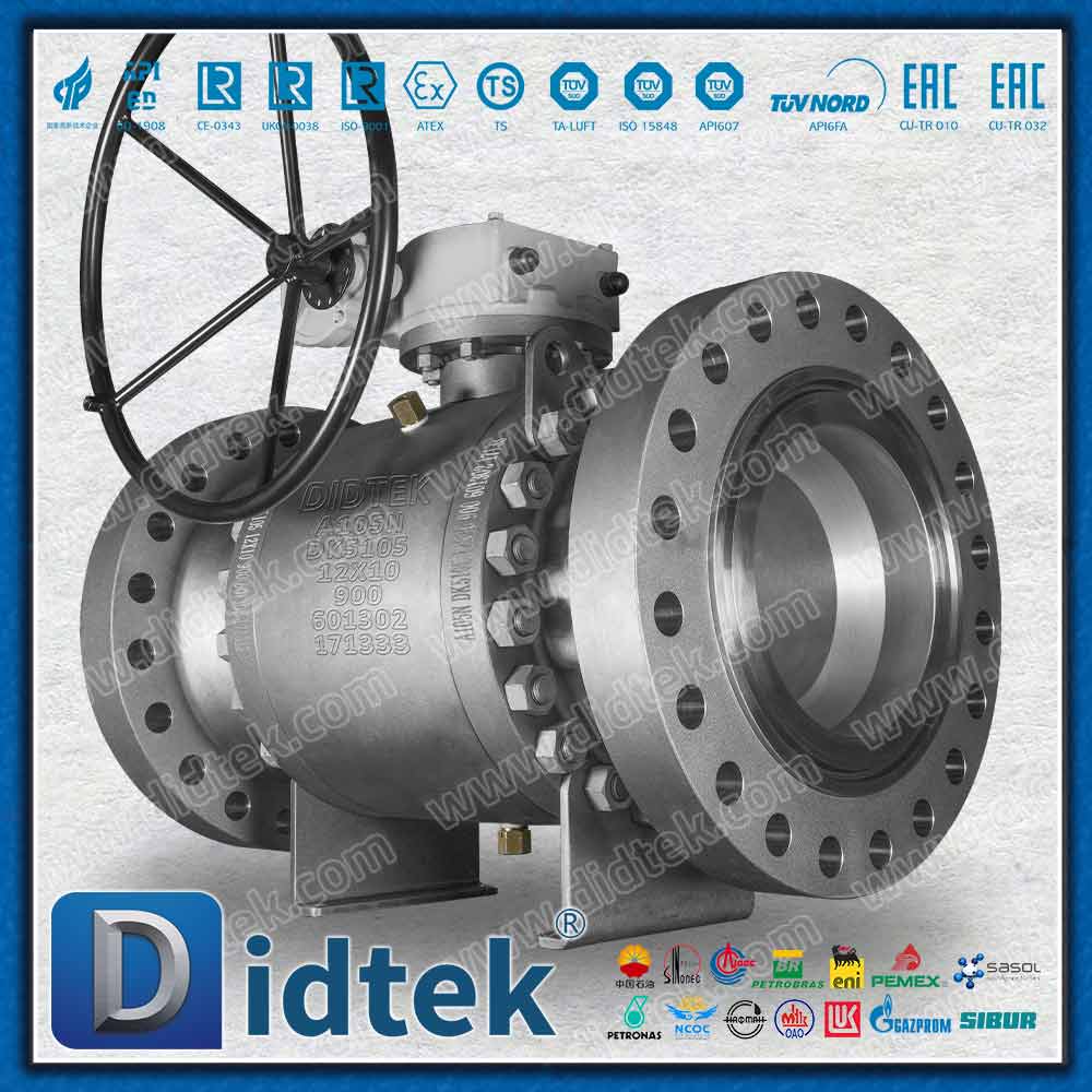 SPE ✖️ Valvola a sfera trunnion tipo B a doppio blocco DPE