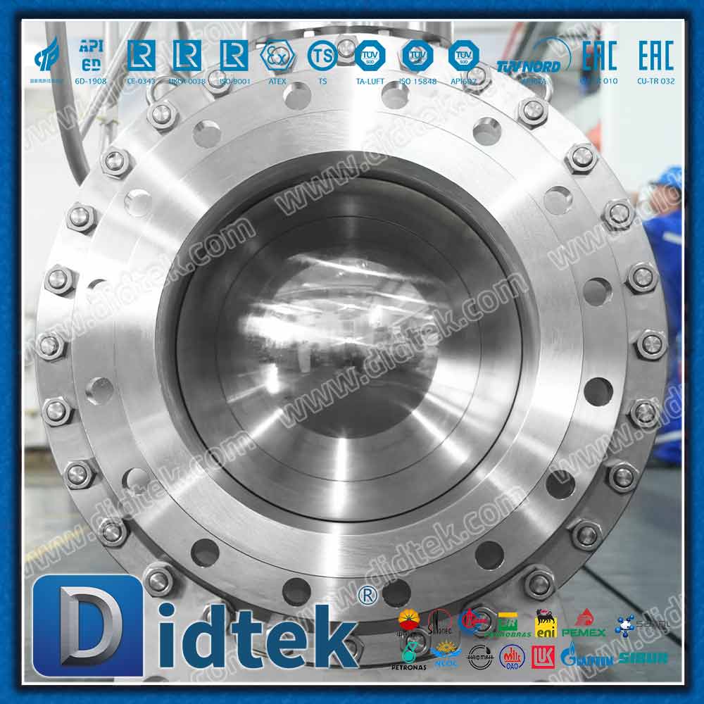 Valvola a sfera Trunnion FPSO F316 Elgiloy Marine Engineering in PTFE