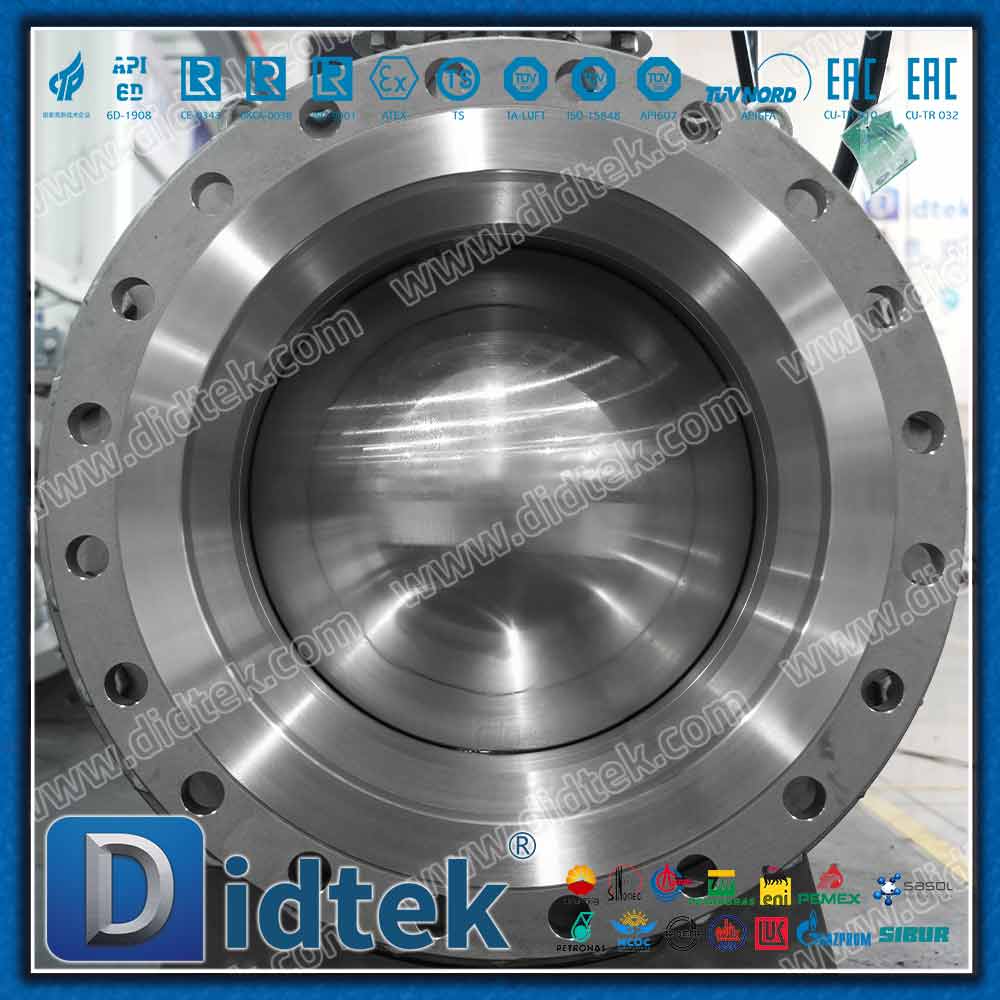 LF2 + rivestimento in Inconel 625 con valvola a sfera trunnion con guarnizione a labbro Elgiloy in PTFE