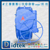 Valvola a farfalla con triplo offset wafer DIN di grandi dimensioni DN2000