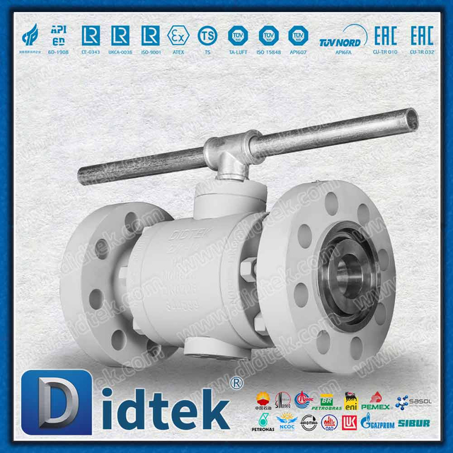 Valvola a sfera Trunnion Inconel 825